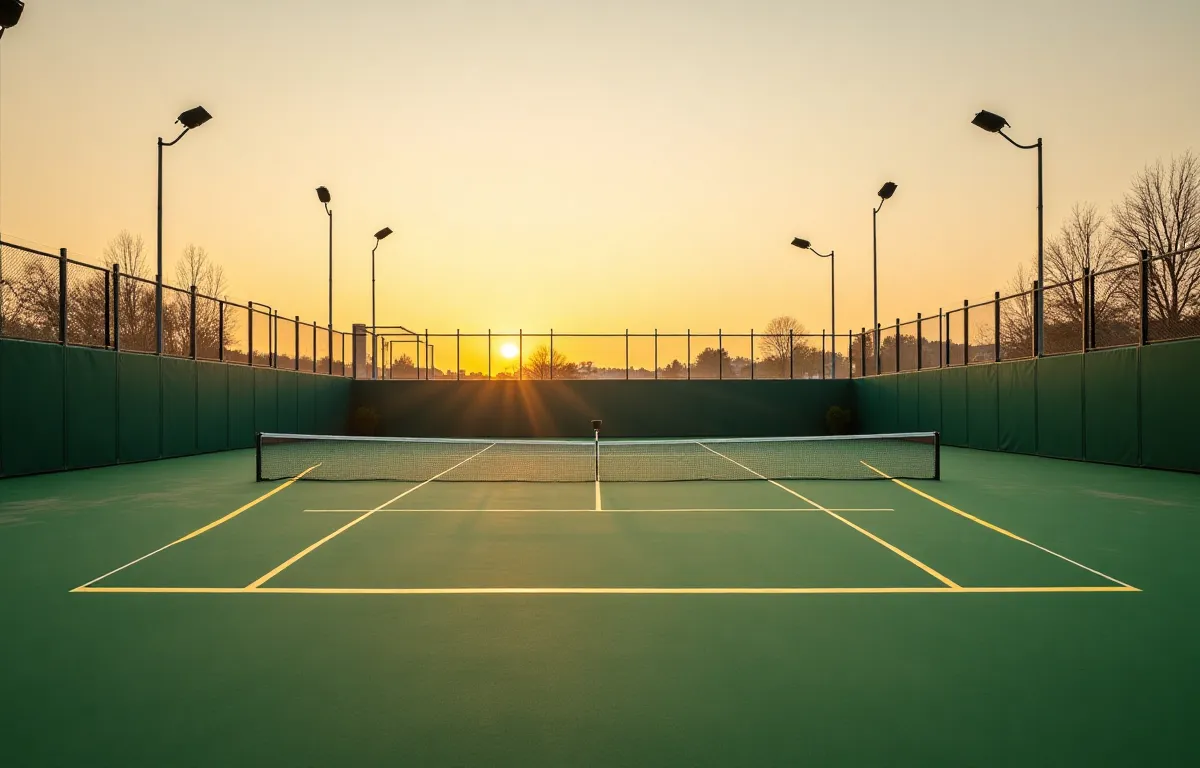 Профессиональный теннисный корт